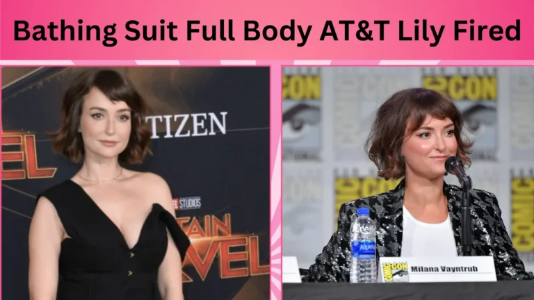 Bathing Suit Full Body AT&T Lily Fired: Life and Career of Milana Vayntrub